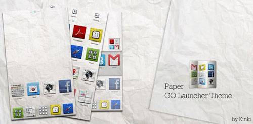 Paper GO LauncherEX Theme