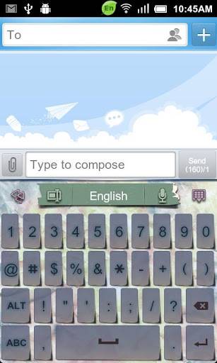 go keyboard painting theme