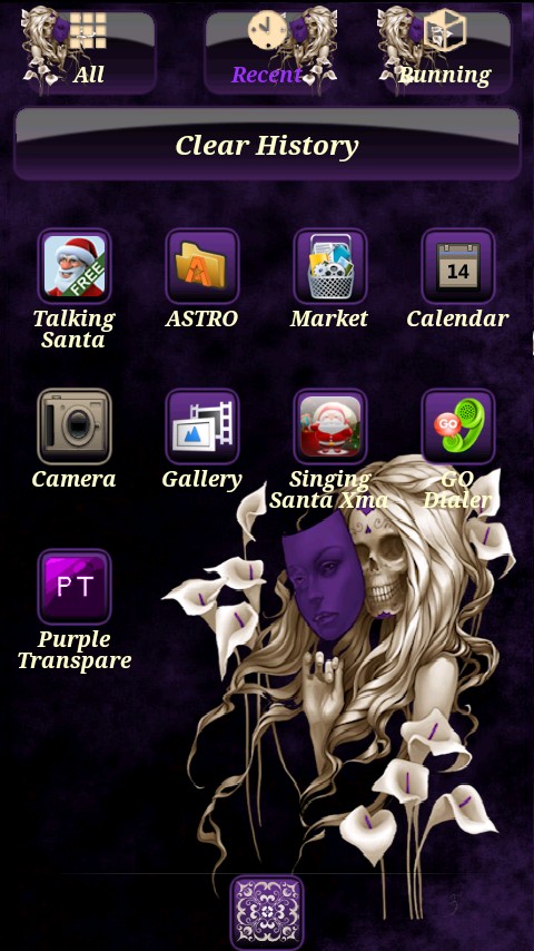behind the mask go launcher ex theme