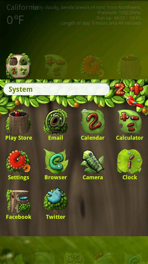 Insect GOLauncher EX Theme