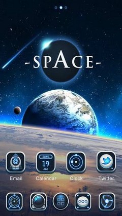 Space GO Launcher Theme