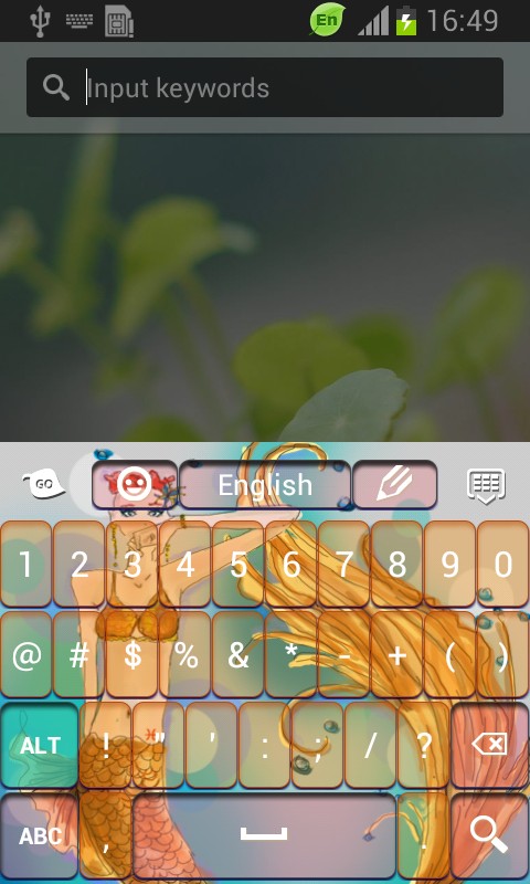 Girly Pisces Keyboard-release