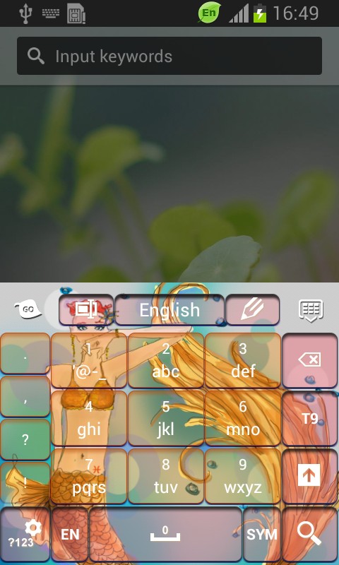 Girly Pisces Keyboard-release
