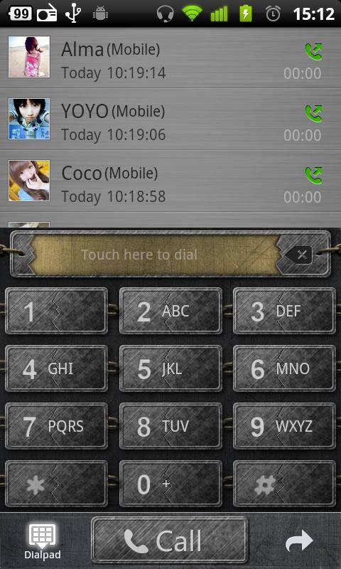 Metal GO Contacts Theme 3.0.0