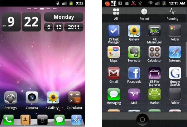 iPhone Go Launcher EX