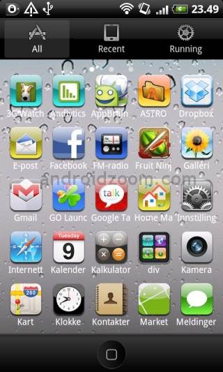 iPhone Go Launcher EX