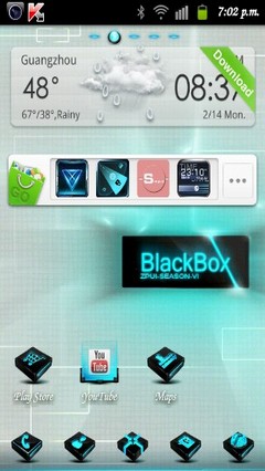 Blackbox GO LauncherEX Theme