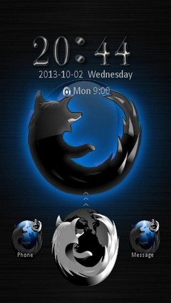 Black Firefox locker