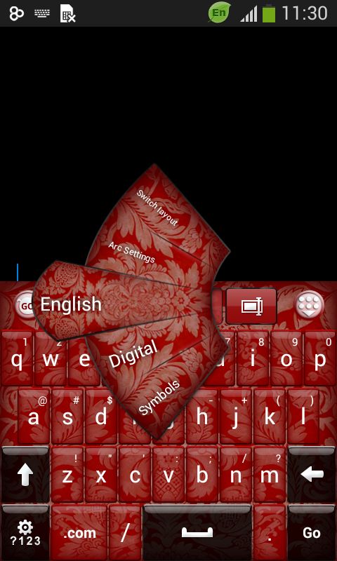 Red Wallpaper for GO Keyboard