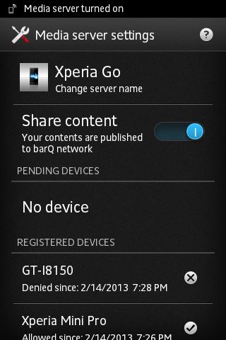 Xperia V Dlna Android App Apk Com Sonyericsson Dlna Download On Phoneky