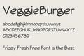 Veggie Burger Font