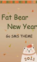 GO SMS Fatbear Theme