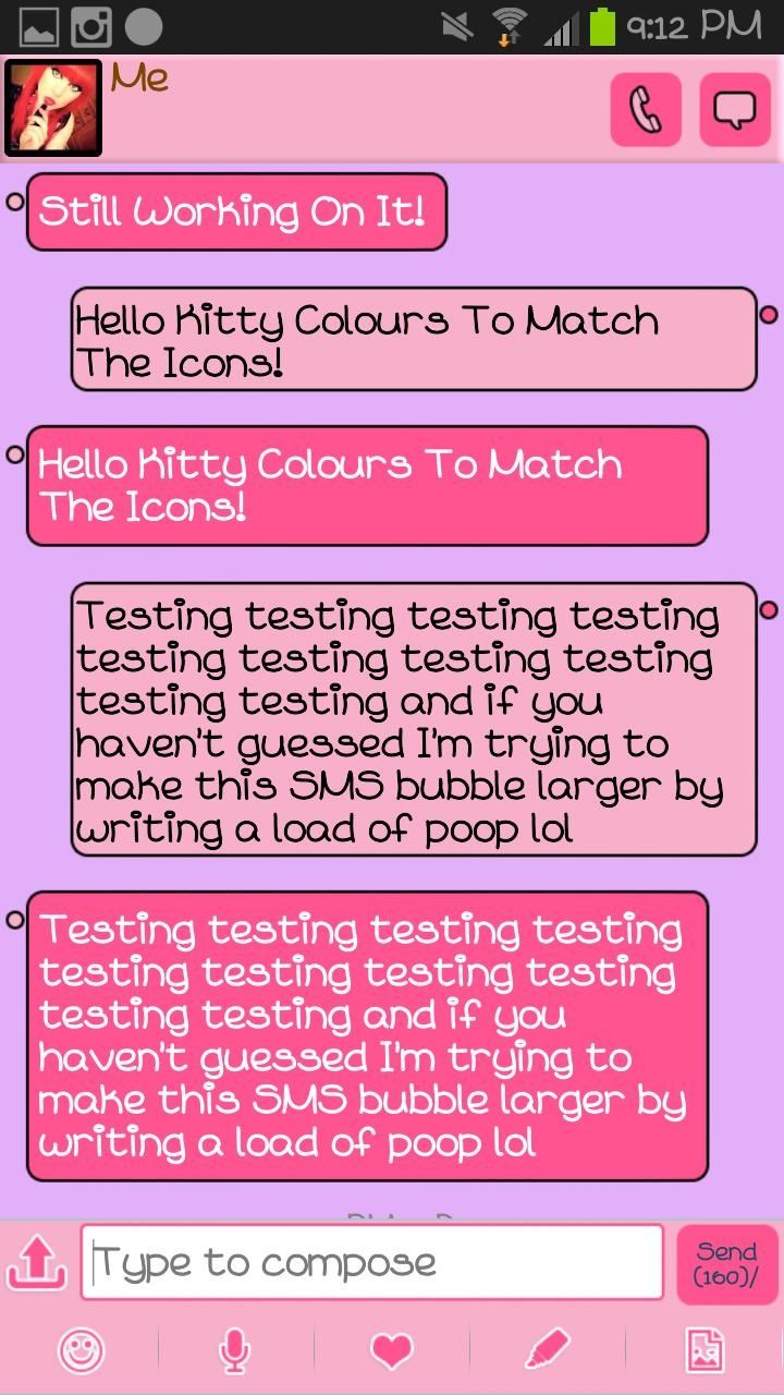 One Sms Theme for Hello Kitty APK for Android Download