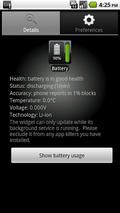 Battery Watcher Widget