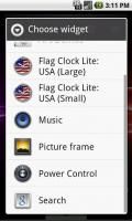 USA Flag Analog Clock Lite
