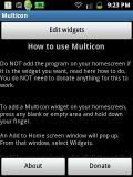 Multicon Widget