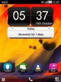 Symbian Belle Clock Skin Bdclock