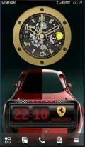 Gold Ferrari Clock For S3/anna/belle