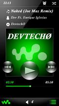 Walkman Green Skin 4 Ttpod By DEVTECHO