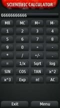 Kalkulator saintifik 1.0 Untuk S60v5 / S3 / Anna / Belle