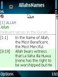 Bei nomi di Allah con traduzione inglese