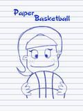 पेपर बास्केट बॉल