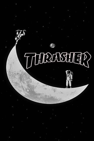 Thrasher Moon Wallpaper Download To Your Mobile From Phoneky