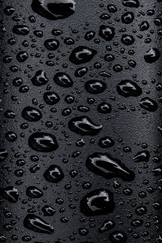 Gotas de água negra