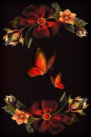 Цветы бабочки