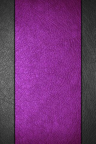 Elegant Fusion: Purple & Black Leather Chic