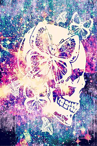 Butterfly Skull Wallpaper - Download to your mobile from PHONEKY