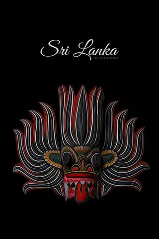 Máscara do Sri Lanka