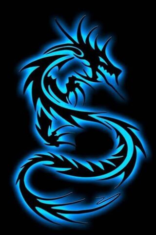 Неоновый дракон