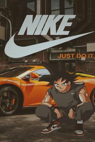 Goku Nike Car