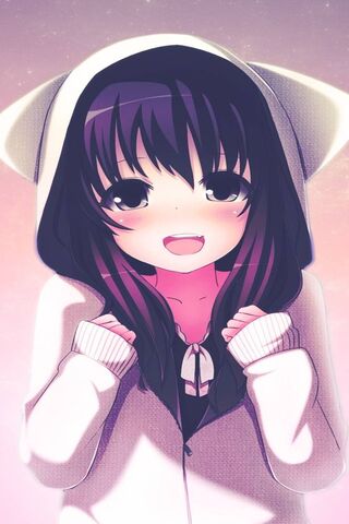 Cozy Cutie in a Hoodie!..