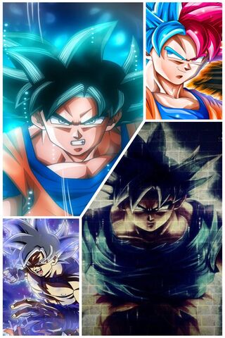 Dragon Ball Super - Goku Collage Wallpaper Download