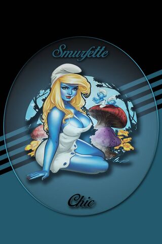 Chic Smurfette: A Stylish Twist on a Classic