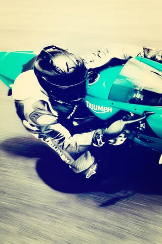 Racing in Turquoise: The Thrill of Speed