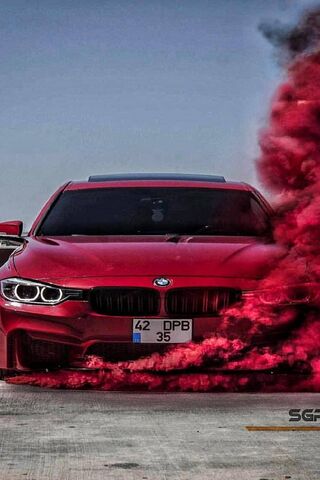 Bmw Car Red