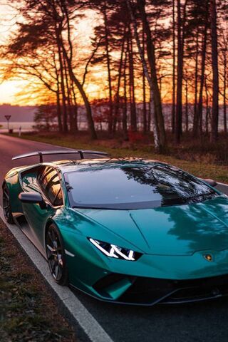 Lamborghini Sunset