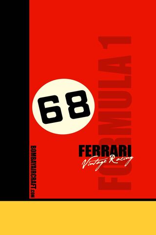 Red Ferrari Vintage