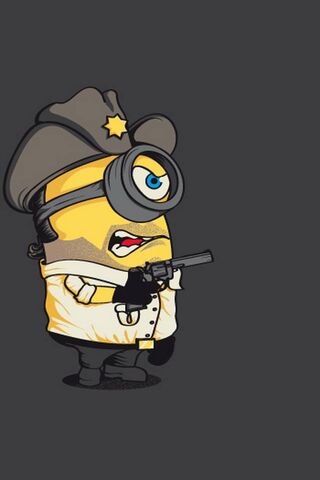 Minion on Duty: The Fun Side of Law Enforcement! 🚓