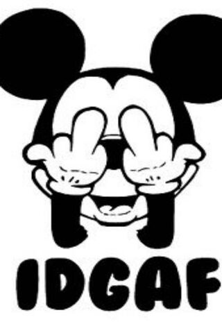 Mickey Middle Finger