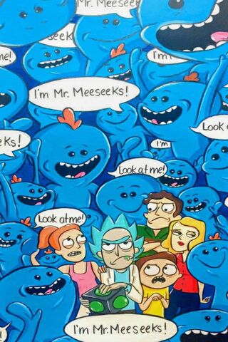 Featured image of post Mr Meeseeks Wallpaper Iphone Please to search on seekpng com