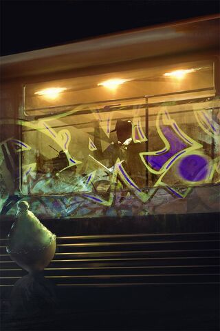 Graffiti de tren