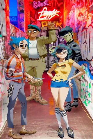 nthn on Twitter Gorillaz Wallpaper available for anyone to use  If you  like this and want a wallpaper or a drawing for yourself DM me  httpstcohwDzhHZRpw  X