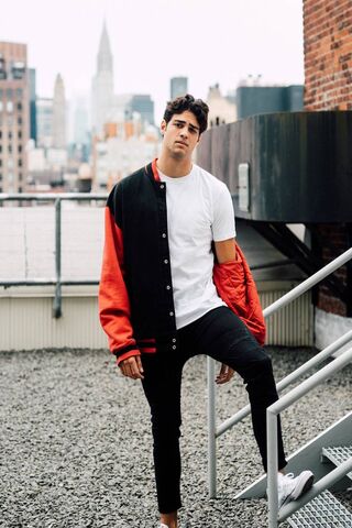 Urban Vibes: Noah Centineo's Stylish Rooftop Look
