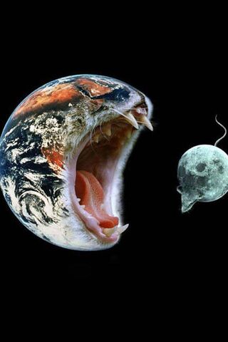 Earth Eat Moon
