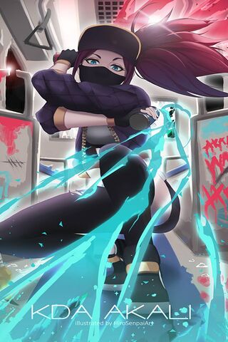 Kda Akali Wallpaper - Download to your mobile from PHONEKY