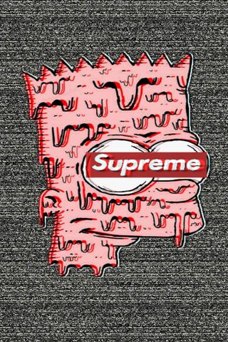 Supreme Bart Simpson Wallpaper  Download to your mobile from PHONEKY
